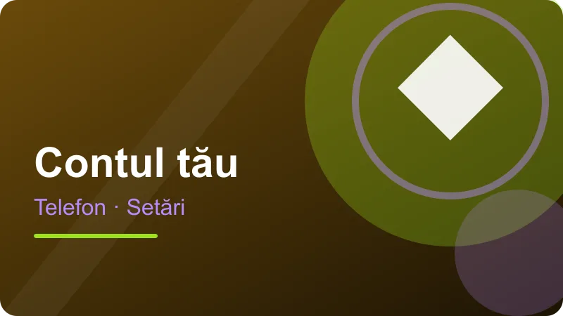 Setările contului la Lucy Casino online – ilustrație pentru secțiunea Lucy Casino